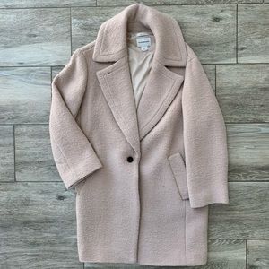 Club Monaco light pink wool coat